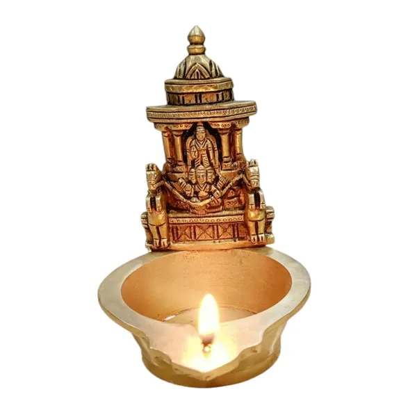 Sjl_Engraved_Design_Diya_Deepak_For_Puja_Home_Decor_Diwali_Decoration_Brass_Table_Diya_Height_5.5_Inch