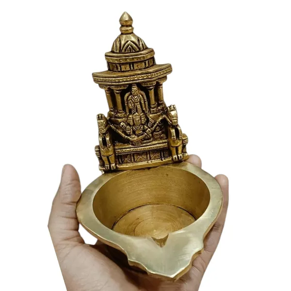Sjl_Engraved_Design_Diya_Deepak_For_Puja_Home_Decor_Diwali_Decoration_Brass_Table_Diya_Height_5.5_Inch