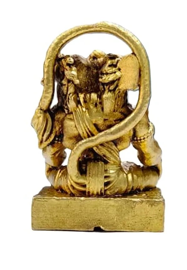 Sjl_Exports_Brass_Panchmukhi_Hanuman_Ji_Sitting_In_Meditation_5.5_Cm_Statue_Miniature_Panchmukhi_Hanuman_Ji_Brass_Statue_Meditating_Pose