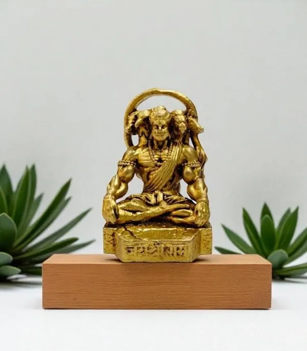 Sjl_Exports_Brass_Panchmukhi_Hanuman_Ji_Sitting_In_Meditation_5.5_Cm_Statue_Miniature_Panchmukhi_Hanuman_Ji_Brass_Statue_Meditating_Pose