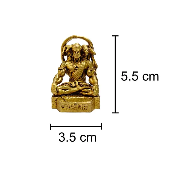 Sjl_Exports_Brass_Panchmukhi_Hanuman_Ji_Sitting_In_Meditation_5.5_Cm_Statue_Miniature_Panchmukhi_Hanuman_Ji_Brass_Statue_Meditating_Pose