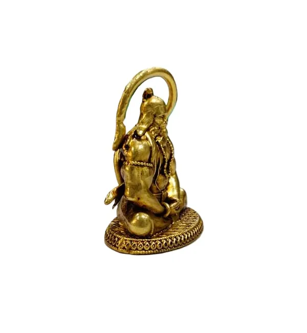 Sjl_Exports_Hanuman_Ji_Sitting_In_Meditation_Brass_Idol_For_Devotion_Gift_Mini_Brass_Hanuman_Ji_Idol_Sitting_In_Dhyaan_Pose_5_Cm