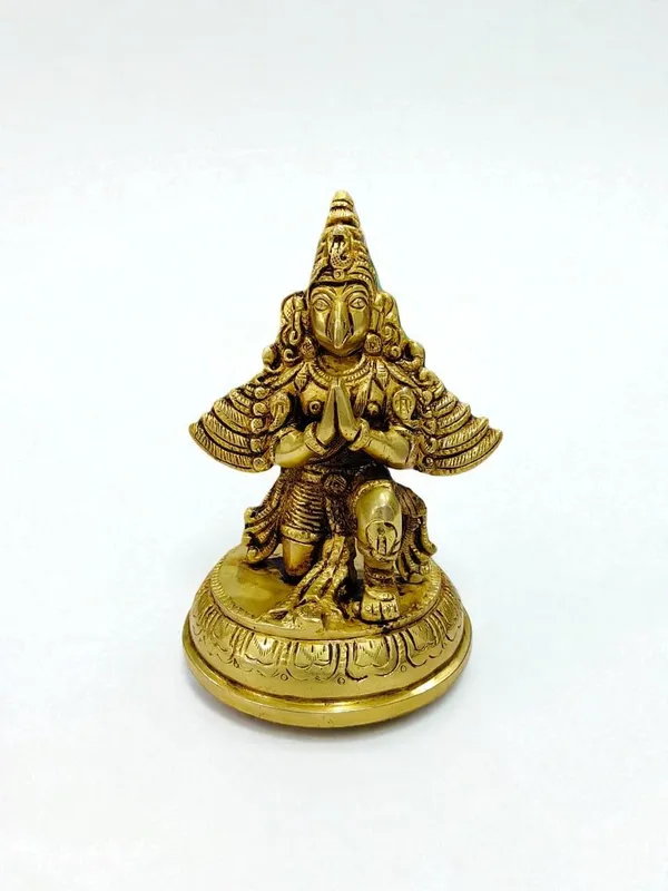 Sjl_Exports_Brass_Garuda_Dev_Decorative_Idol_14_Cm_Traditional_Temple_Murti_Home_And_Office_Decor
