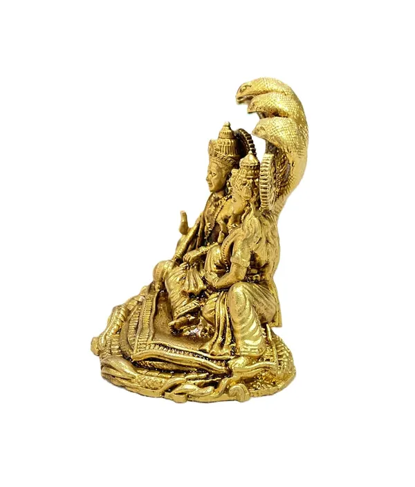Sjl_Exports_Wax_Casting_Brass_Lakshmi_Narayan_Religious_Statue_With_Sheshnag_7_Cm_Golden_Finish_Temple_Decor_Lakshmi_Narayan_On_Naag_Devta_Brass_Statue_For_Prosperity_Protection