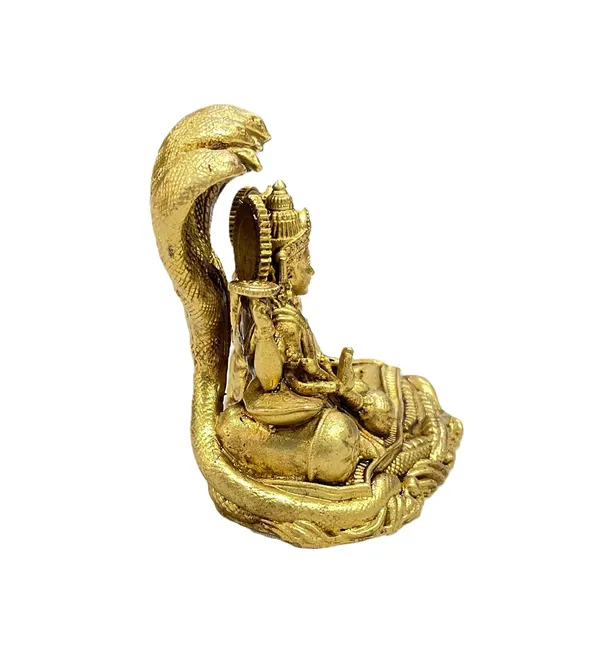 Sjl_Exports_Wax_Casting_Brass_Lakshmi_Narayan_Religious_Statue_With_Sheshnag_7_Cm_Golden_Finish_Temple_Decor_Lakshmi_Narayan_On_Naag_Devta_Brass_Statue_For_Prosperity_Protection