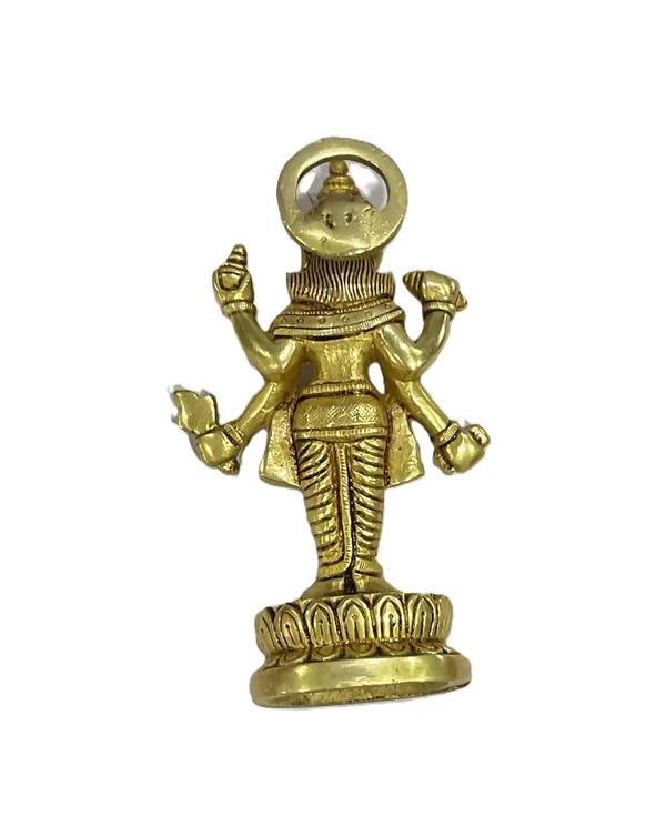 Sjl_Exports_Brass_Lord_Dhanvantari_Idol_God_Of_Ayurveda_Healing_Statue_Handcrafted_Brass_Dhanvantari_Murti_For_Puja_Temple_Decor_15_Cm