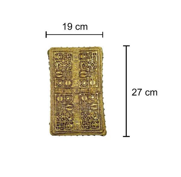Sjl_Exports_Traditional_Brass_Chowki_For_Idols_Diyas_Kalash_Puja_Essentials_Brass_Pooja_Chowki_For_Home_Temple_Daily_Worship_28_X_19_X_7_Cm