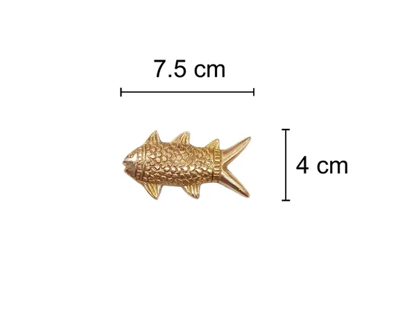 Sjl_Exports_Brass_Matsya_Fish_Murti_Vastu_Fish_Idol_For_Prosperity_Good_Luck_Pair_Of_2_Pcs_Matsya_Fish_Murti_Brass_Idol_For_Prosperity_Fortune_Protection_7.5_X_4_Cm