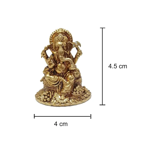 Sjl_Exports_Wax_Casting_Brass_Ganesha_Idol_Sitting_On_Sofa_4.5_Cm_Height_Gold_Finish_Religious_Decor_Traditional_Brass_Ganpati_Statue_Sitting_Pose_Idol_For_Devotion_Decor