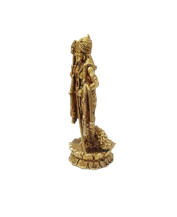 Sjl_Exports_Wax_Casting_Lord_Kartikeya_Brass_Statue_Hindu_Deity_Idol_7_Cm_Height_Religious_Temple_Decor