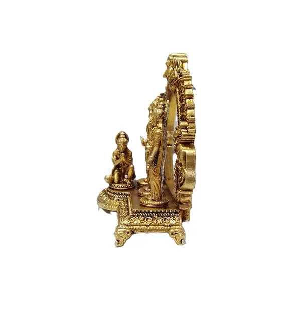 Sjl_Exports_Wax_Casting_Brass_Ram_Darbar_Idol_6X6_Cm_Lord_Ram_Sita_Lakshman_Hanuman_Statue_Ram_Darbar_Brass_Murti_Small_6_X_6_Cm_Idol_For_Puja_Home_Temple