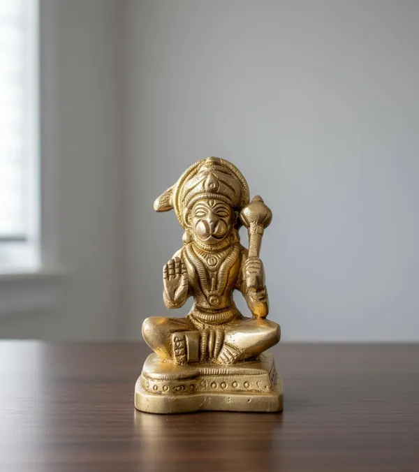 Sjl_Exports_Pure_Brass_Hanuman_Ji_Statue_Divine_Idol_For_Home_Decor_Puja_7_Cm_Brass_Hanuman_Ji_Murti_Home_Temple_Office_Gifting_Idol