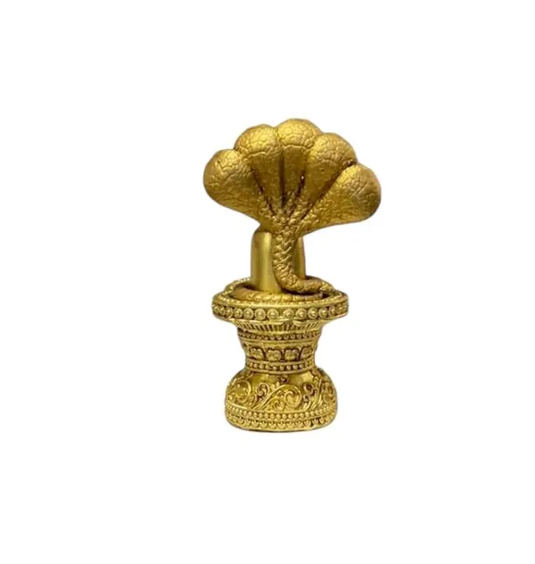 Sjl_Exports_Brass_Shivling_Statue_For_Pooja_Traditional_Hindu_Temple_Decor_Sacred_Religious_Idol_With_Decorative_Fan_Design_8_X_4_5_Cm