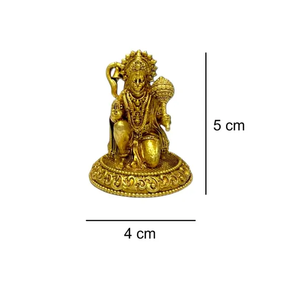 Sjl_Exports_Wax_Casting_Hanuman_Ji_Brass_Statue_Traditional_Hindu_Deity_Figurine_Gold_Finish_Decorative_Religious_Sculpture_With_Ornate_Base_5_X_4_Cm