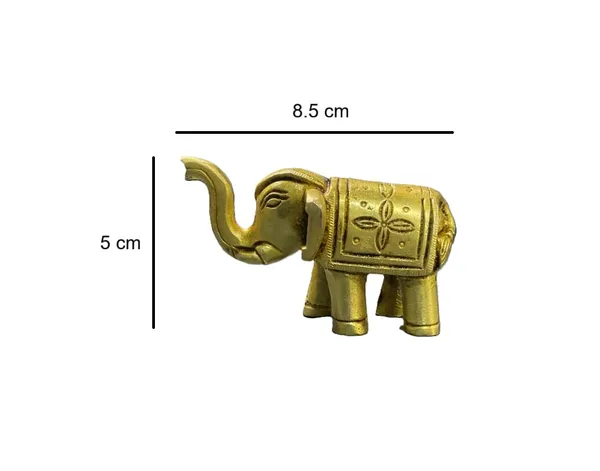Traditional_Brass_Elephant_Pair_Gold_Polished_Figurines_Religious_Art_Decor_Indoor_Home_Temple_Statues_6.5_X_4.5_Cm_Vastu_Feng_Shui_Good_Luck_Symbols