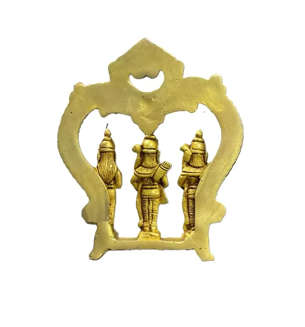 Sjl_Exports_Traditional_Brass_Ram_Darbar_Idol_Set_With_Decorative_Arch_Religious_Temple_Decor_Gold_Finish_18_X_15_Cm