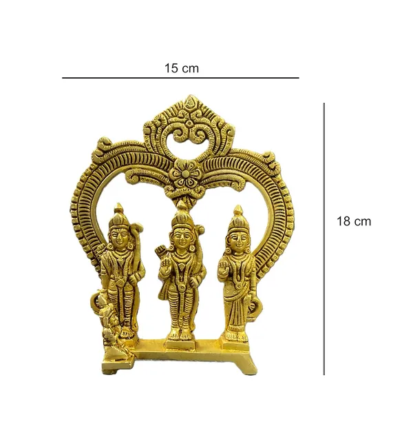 Sjl_Exports_Traditional_Brass_Ram_Darbar_Idol_Set_With_Decorative_Arch_Religious_Temple_Decor_Gold_Finish_18_X_15_Cm