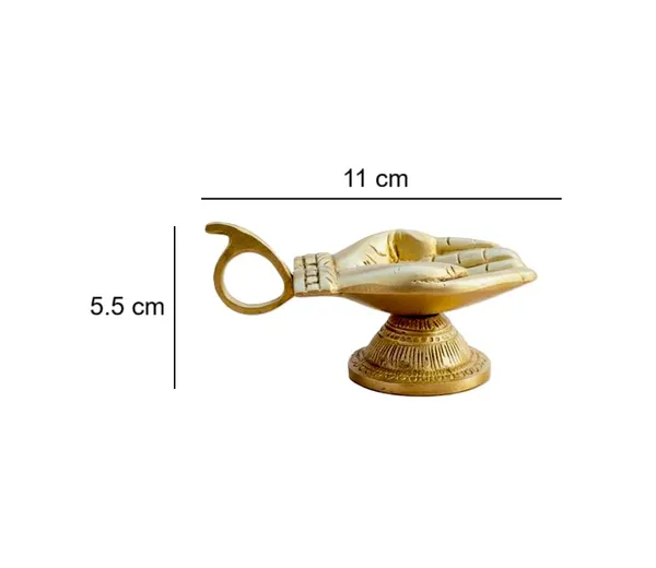 Traditional_Brass_Namaste_Hand_Diya_Decorative_Oil_Lamp_With_Handle_11_Cm_Length_5_5_Cm_Height_Golden_Temple_Pooja_Lamp_For_Home_Aarti_Festivals_Handcrafted_Religious_Artifact