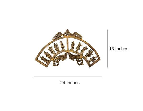 Sjl_Antique_Brass_Vishnu_Dashavatara_Wall_Hanging_Semi_Arch_Design_Traditional_Indian_Temple_Art_24_X_13_Inches_Home_Decor_For_Pooja_Room_Living_Room
