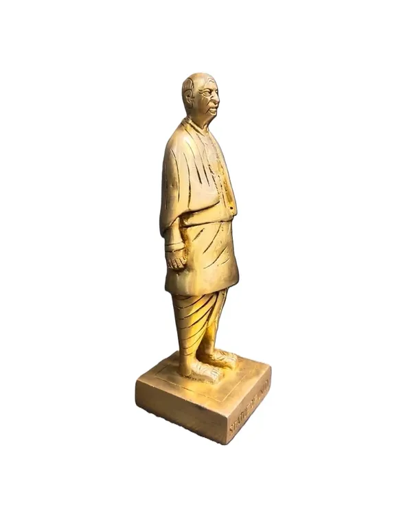 Sjl_Brass_Statue_Of_Unity_Showpiece,_Decorative_Figurine,_Gold,_21_Cm,_Traditional_Home_Decor,_Office_Display_Piece