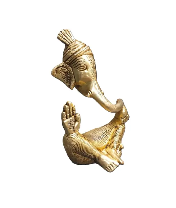 Brass_Ganesh_Statue_Gold_15_Cm_X_10_Cm_Handcrafted_Lord_Ganesha_Idol_For_Home_Decor_Pooja_Room_Office_Traditional_Design