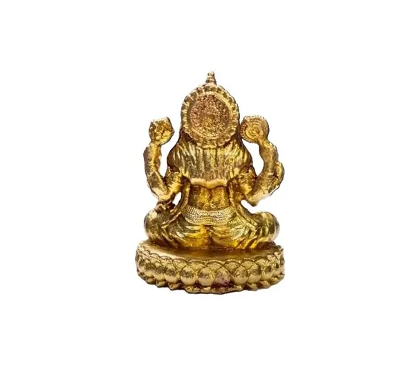 Sjl_Brass_Narasimha_Idol_Golden_Finish_4_Cm_Height_Seated_On_Lotus_Pedestal_Hindu_Deity_Statue_For_Pooja_Room