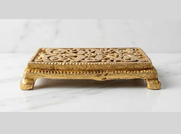 Sjl_Exports_Brass_Made_Pooja_Chowki_For_Mandir_Decoration_Beautiful_Pooja_Chowki_For_Mandir_Decoration_Small_Size