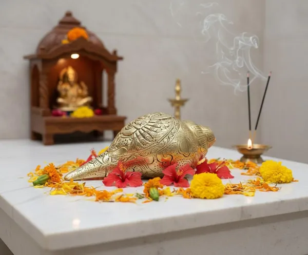 Sjl_Exports_Handcrafted_Brass_Ganesha_Engraved_Shankh_Decorative_Vamavarti_Blowing_Conch_For_Pooja_Home_Decor_Pure_Brass_Made_Pooja_Shankh_For_Mandir_Decoration