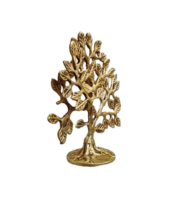 Sjl_Exports_Brass_Decorative_Tree_Figurine_Golden_Finish_14_Cm_Handcrafted_Metal_Tree_Sculpture_For_Home_Decor_Office_Desk_Table_Top