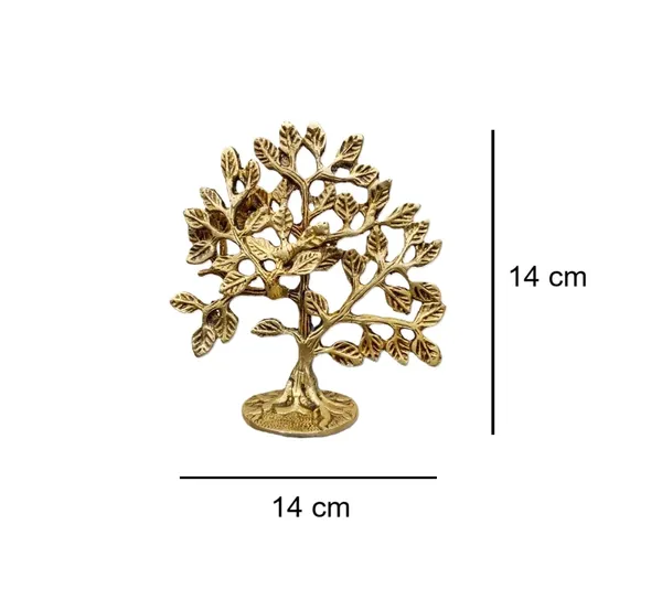 Sjl_Exports_Brass_Decorative_Tree_Figurine_Golden_Finish_14_Cm_Handcrafted_Metal_Tree_Sculpture_For_Home_Decor_Office_Desk_Table_Top