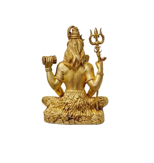 Sjl_Wax_Casting_Pure_Brass_Lord_Shiva_Meditating_Statue_Mahadev_Idol_With_Trishul_Damru_Handcrafted_Hindu_God_Murti_For_Home_Mandir_Office_Decor_12_X_9_Cm