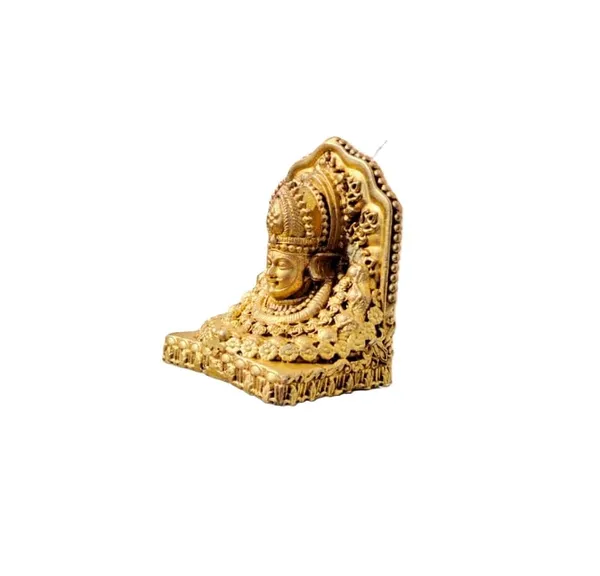 Sjl_Wax_Casting_Pure_Brass_Khatu_Shyam_Ji_Murti_Handcrafted_Shyam_Baba_Idol_For_Home_Mandir_Office_Car_Dashboard_Decor_7.5_X_6_Cm