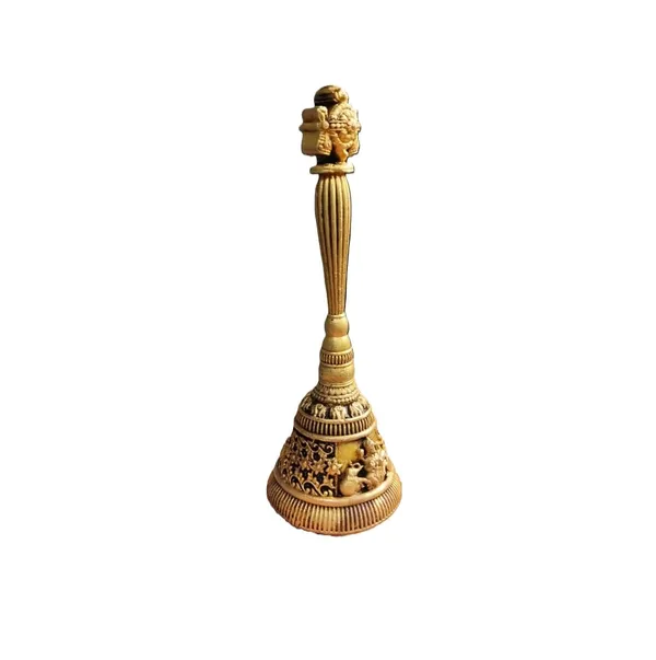 Sjl_Brass_Pooja_Ghanti_With_Lakshmi_Ji_Engraving_Handcrafted_Gold_Finish_15_Cm_Height_Religious_Theme_Indoor_Use