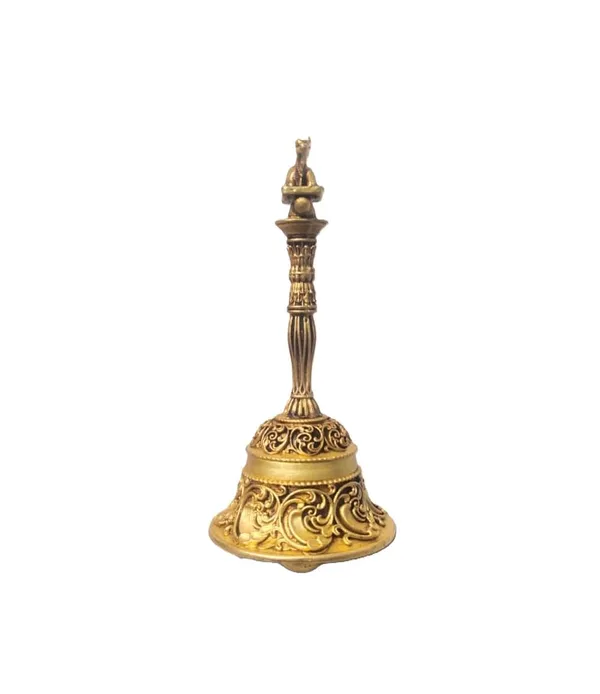 Sjl_Wax_Casting_Premium_Brass_Nandi_Pooja_Ghanti_Gold_11_Cm_Height_Traditional_Hand_Bell_With_Ornate_Carvings_Temple_Worship_Bell