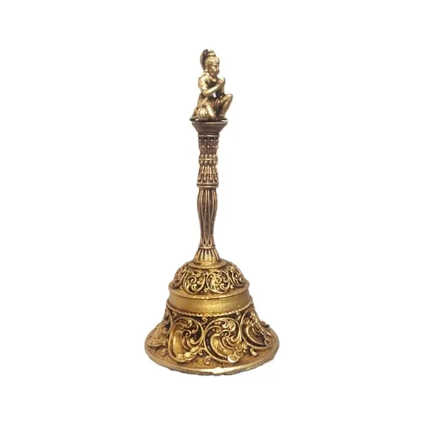 Sjl_Brass_Pooja_Ghanti_With_Hanuman_Ji_Design_Handcrafted_Temple_Bell_Golden_Finish_12_Cm_Height_Religious_Theme_Indoor_Worship