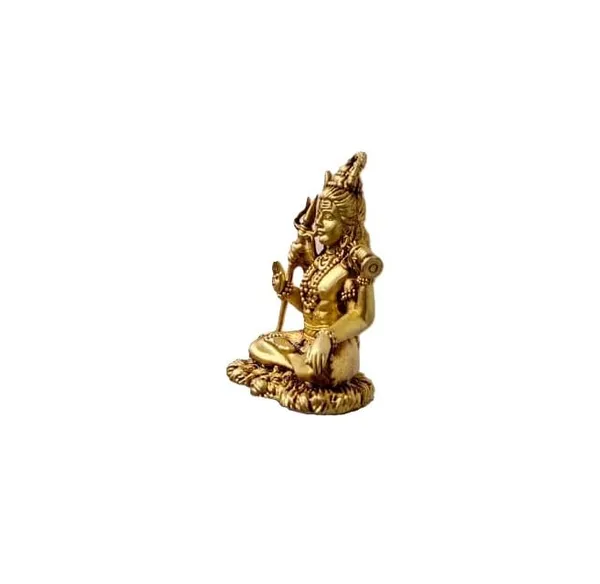 Sjl_Wax_Casting_Pure_Brass_Lord_Shiva_Statue_Dhyan_Pose_Mini_Mahadev_Meditating_Idol_For_Home_Mandir_Office_Car_Dashboard_Decor_5.5_X_4.5_Cm
