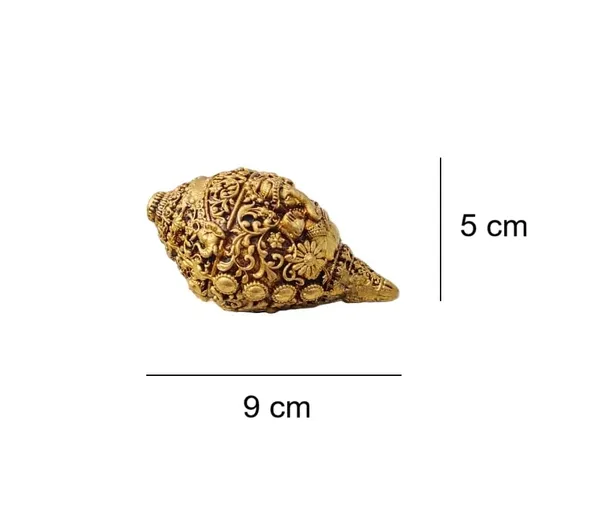Sjl_Wax_Casting_Pure_Brass_Non_Blowing_Shankh_With_Ganesh_Ji_Engraving_Handcrafted_Decorative_Pooja_Shankh_For_Home_Mandir_Spiritual_Decor_9_X_5_Cm