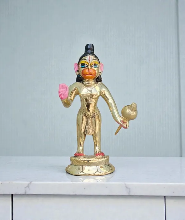 Sjl_Pure_Brass_Bal_Hanuman_Statue_Standing_Pose_Large_Handcrafted_Bal_Hanuman_Idol_For_Home_Mandir_Spiritual_Decor_16_X_9_Cm