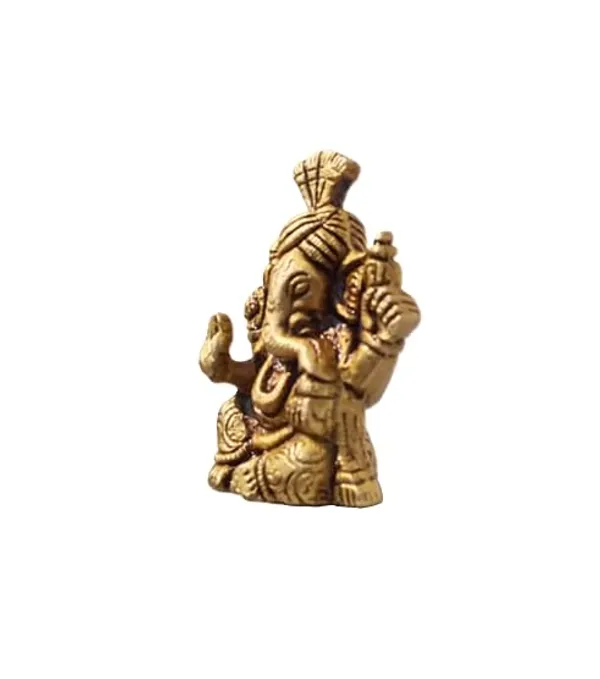 Sjl_Pure_Brass_Ganesha_Statue_Handcrafted_Ganesh_Ji_Idol_For_Home_Mandir_Office_Decor_6.5_Cm