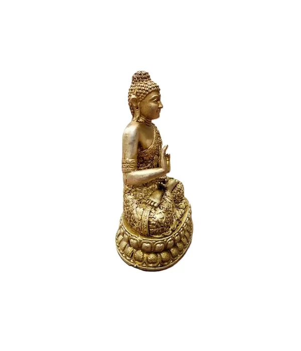 Sjl_Wax_Casting_Buddha_Ji_Brass_Statue_Antique_Gold_Handcrafted_10_Cm_Religious_Figurine_For_Home_Decor_And_Meditation_Spaces