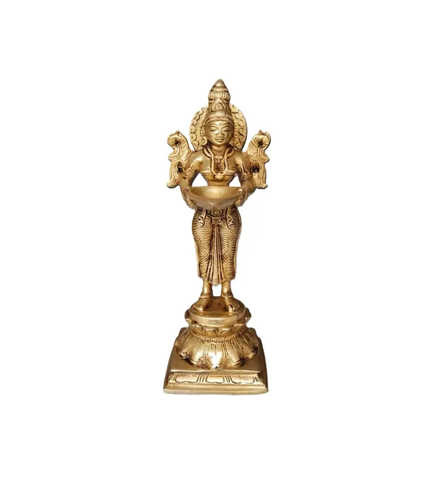 Brass_Deep_Lady_Diya_Oil_Lamp,_Traditional_Handcrafted_Design,_Gold_Finish,_23_cm,_1.4_Kg,_Pooja_Decor