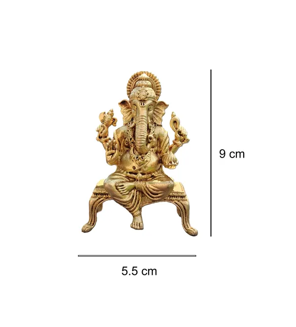 Brass_Ganesh_Ji_Statue_|_Lord_Ganesha_Brass_Statue_|_Ganesh_Ji_Murti_on_Chowki_Decorative_Showpiece_-_9_cm_(Brass,_Gold)