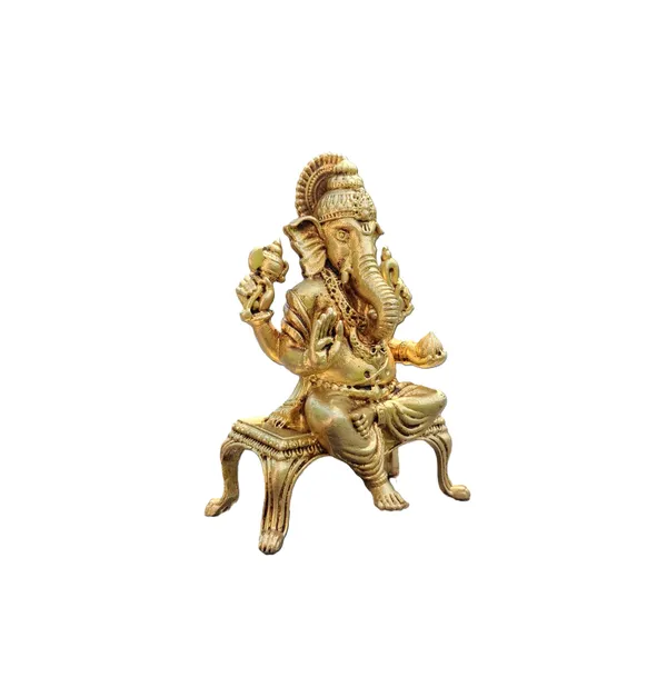 Brass_Ganesh_Ji_Statue_|_Lord_Ganesha_Brass_Statue_|_Ganesh_Ji_Murti_on_Chowki_Decorative_Showpiece_-_9_cm_(Brass,_Gold)