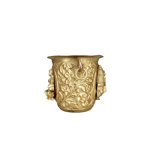 Brass_Pooja_Jal_Glass_Tirupati_and_Lakshmi_Design_7.5_cm