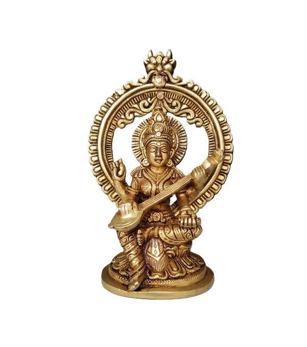 Brass_Saraswati_Maa_Statue_for_Mandir_and_Home_Decor_|_Pure_Brass_Maa_Saraswati_Maa_Murti_for_Pooja_and_Mandir_Decor_-_23_cm