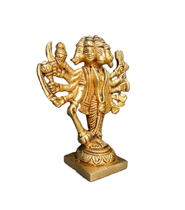 Brass_Standing_Panchmukhi_Hanuman_Ji_Idol_(10_x_9_cm)_|_Five-Faced_Hanuman_Statue_for_Home_Mandir,_Pooja_Room,_Office_&_Vastu_Decor_|_Handcrafted_Hindu_God_Murti_|_Spiritual_Gift_Item