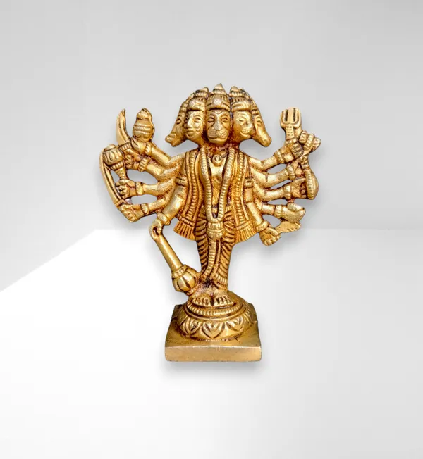 Brass_Standing_Panchmukhi_Hanuman_Ji_Idol_(10_x_9_cm)_|_Five-Faced_Hanuman_Statue_for_Home_Mandir,_Pooja_Room,_Office_&_Vastu_Decor_|_Handcrafted_Hindu_God_Murti_|_Spiritual_Gift_Item