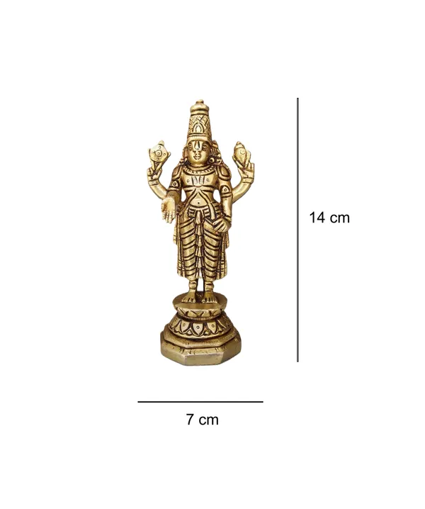 Brass_Tirupati_Balaji_Murti_|_Tirupati_Balaji_Statue_|_Tirupati_Balaji_Idol_-_14_cm