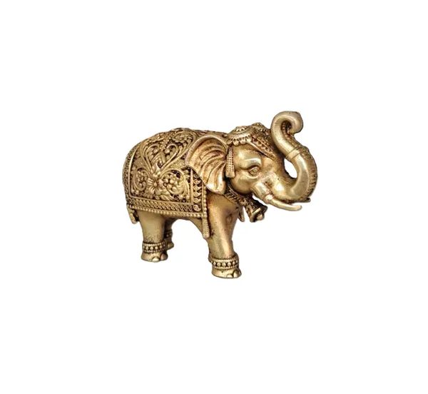 Pure_Brass_Decorative_Elephant_Statue_|_Handcrafted_Elephant_Showpiece_for_Home,_Office_&_Table_Décor