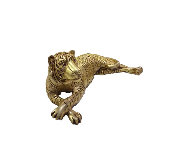 SJL_Brass_Resting_Tiger_Statue_for_Home_Decor